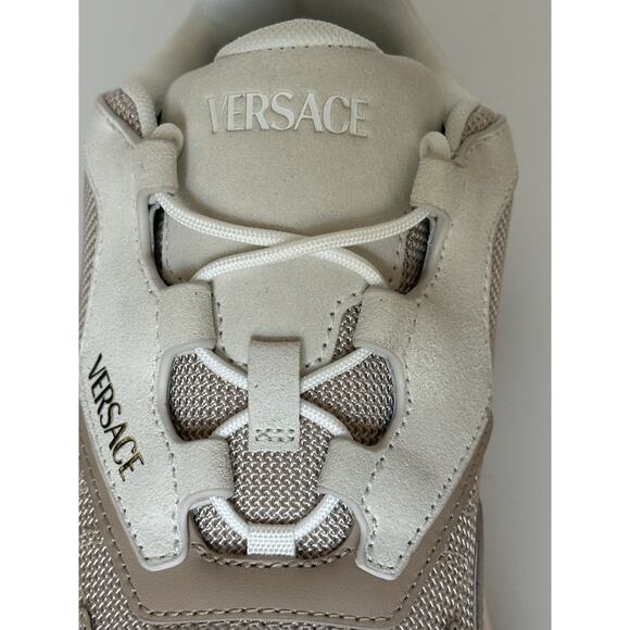 Versace Mercury Women’s White/Beige Sneakers 9 US (39 Euro) 1016318 NIB $890 - Picture 16 of 16